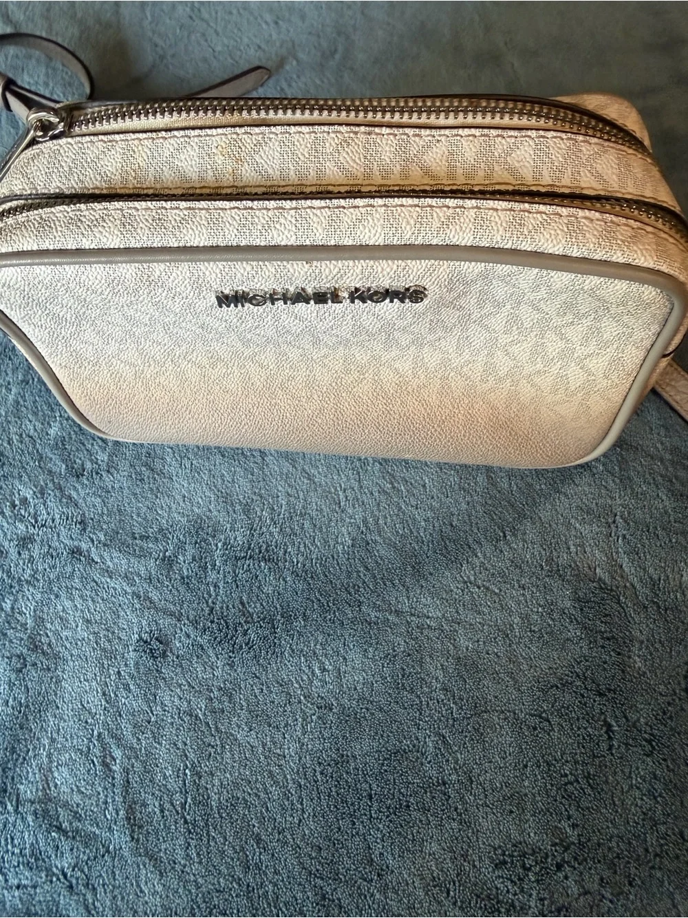 Michael Kors Metallic Gold Crossbody Bag